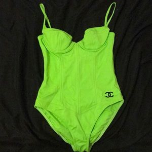CHANEL one piece swimsuit